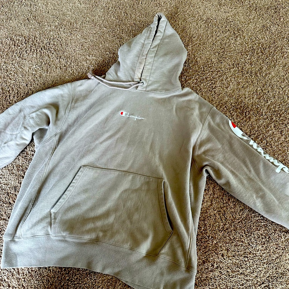 Tan Champion Hoodie